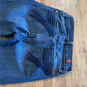7 For All Mankind Slim Blue Jeans